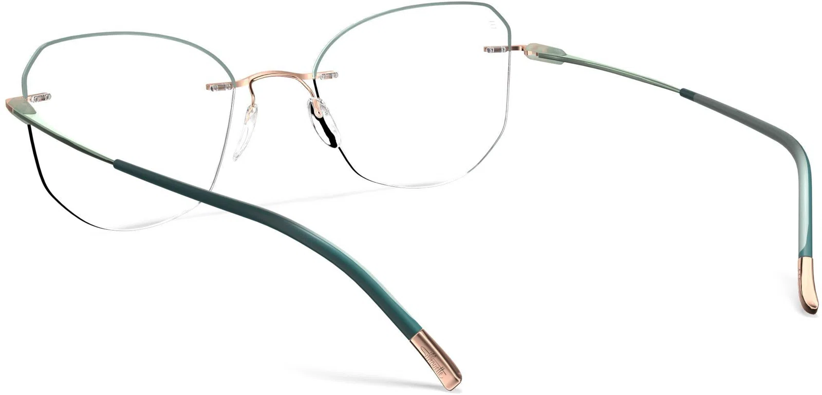 Silhouette Purist Color Groove Demo Rimless 5561 Eyeglasses - view 144